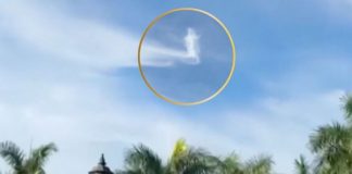 VIDEO: Entre la fe y la emoción: figura en el cielo tras misa se vuelve viral