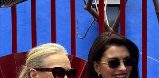 Meryl Streep y Anne Hathaway deslumbran en la Casa Azul