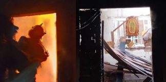 Fuego consume cuarto de reciclador en Coahuila; sólo queda intacta imagen de la Virgen de Guadalupe