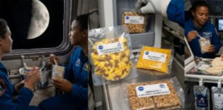 ¿Qué están comiendo los astronautas en su viaje a la Luna?