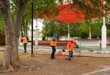 Llevan a cabo operativo de limpieza tras celebraciones de Pascua en Nuevo Laredo