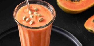 Licuado de papaya con avena: para desinflamar el abdomen en las mañanas