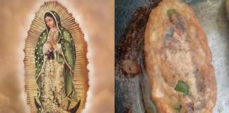 Mujer capta “aparición” de la Virgen de Guadalupe en un chile relleno y se vuelve viral: ¿La puedes ver?