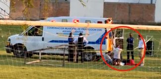 Muere niño de 10 años en cancha de futbol; fue aplastado por una portería metálica mientras entrenaba