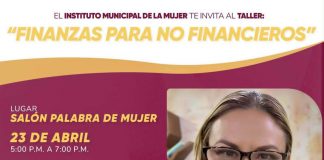 Invita Inmujer a participar en el taller ‘Finanzas para no Financieros’