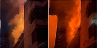 Prende el aire acondicionado ante calor intenso y provoca incendio en un edificio de departamentos; suman 9 muertos