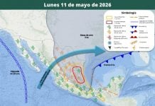 Frente frío 50 amenaza con fuertes lluvias a todos estos estados del lunes 11 al miércoles 13 de mayo | LISTA