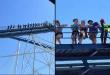 Un apagón en Six Flags Over Texas obligó a los pasajeros a bajar de la cima de una montaña rusa.