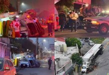 Trailero muere al quedar prensado tras fatal volcadura en San Nicolás, Nuevo León