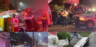 Trailero muere al quedar prensado tras fatal volcadura en San Nicolás, Nuevo León