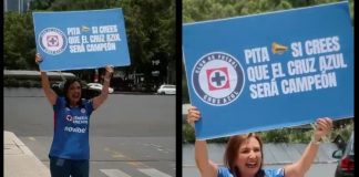 Xóchitl Gálvez sale a las calles para apoyar al Cruz Azul