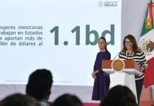 Ocho millones de mujeres mexicanas aportan más de un billón de dólares anuales a Estados Unidos