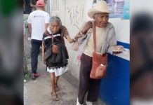 VIDEO enternece redes | Abuelito guía de la mano a su esposa ciega mientras venden cacahuates en Chilpancingo