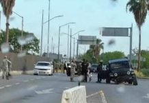 Persecución de película en Matamoros, Tamaulipas