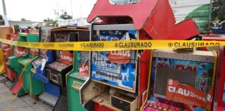 Máquinas tragamonedas, un problema que se extiende por todo el país