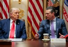 “Vamos a la guerra contra los cárteles”, anuncia Pete Hegseth frente a Trump en medio de tensiones con México