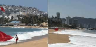 Video capta rescate de turistas en Acapulco tras intenso mar de fondo