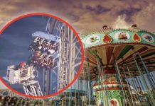 VIDEO: Falla en montaña rusa deja a visitantes atrapados a 30 metros de altura durante horas