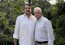 Andy López Beltrán usa foto con AMLO para su candidatura: “Soy hijo de quienes aman y lucharon por el pueblo”