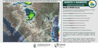 ¿Tamaulipas tendrá tormentas y posible caída de granizo hoy?