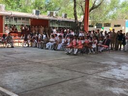 IMJUVE promueve la paz y la prevención de adicciones entre estudiantes de la Secundaria No. 4