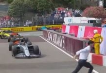 VIDEO: Hombre cruza la pista en plena carrera de la Fórmula 2 Mónaco