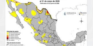 Sequía retrocede en Tamaulipas gracias a las lluvias de mayo