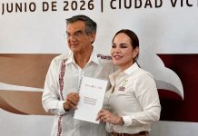 Nuevo Laredo destaca en seguridad gracias al trabajo coordinado con el gobernador Américo Villarreal: Carmen Lilia Canturosas