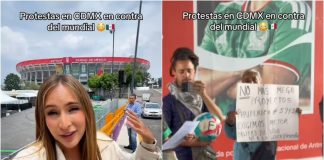 Youtuber venezolana exhibe protestas en CDMX; “no se siente ambiente mundialista”, dice
