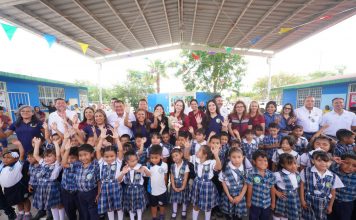 Gobierno de Carmen Lilia Canturosas fortalece infraestructura educativa en Villas de San Miguel