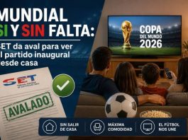 Mundial si y sin falta: SET da aval para ver el partido inaugural desde casa