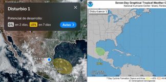 Zona de inestabilidad amenaza con ‘empapar’ Tamaulipas
