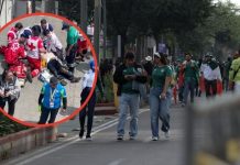 Aficionado sufre presunto INFARTO en la explanada del estadio Ciudad de México; fue atendido por la Cruz Roja