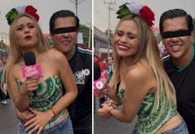 Periodista denuncia acoso de aficionado en plena transmisión en vivo tras triunfo de Selección Mexicana | VIDEO