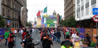 Fan Fest del Mundial en el Zócalo mantiene filtros de seguridad
