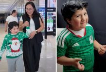 Medios de todo el mundo siguen la historia de Santi, el niño que usó un suéter de Navidad en el Mundial 2026