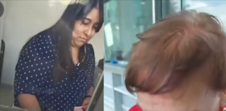 Cajeras del Banco Bienestar de Monterrey le roban a abuelita