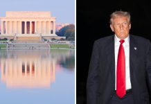 Pintura del estanque del Monumento a Lincoln presenta fallas tras remodelación anunciada por Trump