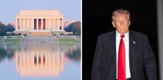 Pintura del estanque del Monumento a Lincoln presenta fallas tras remodelación anunciada por Trump