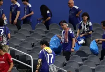 Los hinchas japoneses limpian los estadios del Mundial, pero una publicación viral desató un debate sobre el machismo: “Limpien también en sus casas”