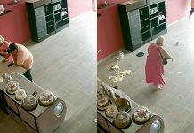 VIDEO: Por berrinche, dos clientes causan destrozos en pastelería de Reynosa, Tamaulipas