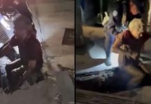 Rescatan a hombre atrapado en drenaje tras fuertes lluvias, estuvo atorado por 8 horas | VIDEO