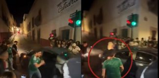 Secretario de Jóvenes de Morena en Zacatecas golpea a mujer durante festejos de la Selección | VIDEO