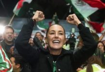 Sheinbaum celebra triunfo de México ante Ecuador y pase a octavos