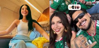 Le recuerdan a Ángela Aguilar cuando dijo que era “25% argentina” tras asistir al partido de la Selección Mexicana