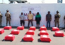 Marina asegura 1.2 toneladas de cocaína en Chiapas, valuadas en 229 mdp
