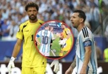 El momento EN VIVO en que Messi le rechaza un abrazo a Vozinha