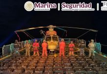 Marina asegura casi tres toneladas de cocaína en el Pacífico