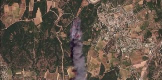 Imágenes satelitales muestran humo y llamas de los incendios forestales en Europa tras ola de calor