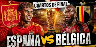 España y Bélgica compiten por el boleto a semifinales